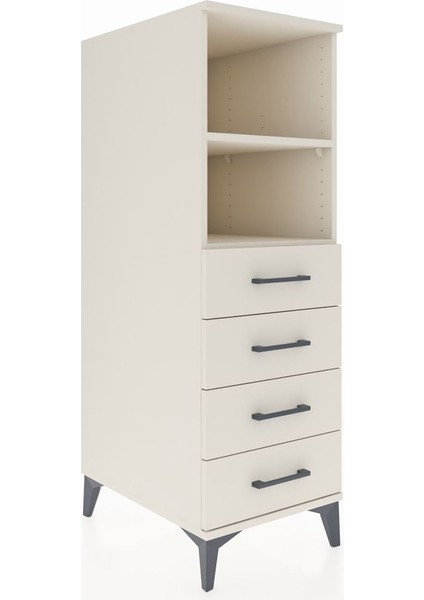 Kronos Dolap 2 Raflı 4 Çekmeceli 44X59X134 Aytaşı-Aytaşı fiyatları