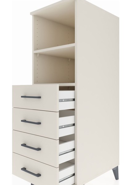 Kronos Dolap 2 Raflı 4 Çekmeceli 44X59X134 Aytaşı-Aytaşı indirimleri