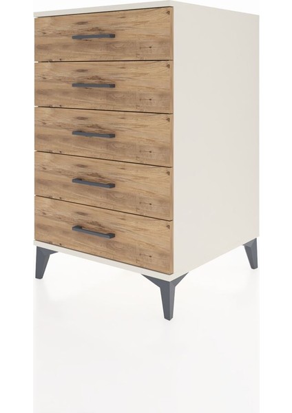 Kronos Komodin 5 Çekmeceli 60X59X96 Aytaşı-Çam modelleri