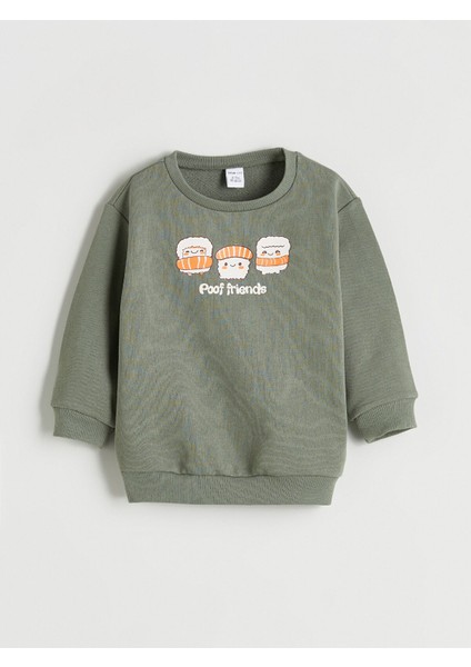 Yeni Sezon Bisiklet Yaka Erkek Çocuk Sweatshirt