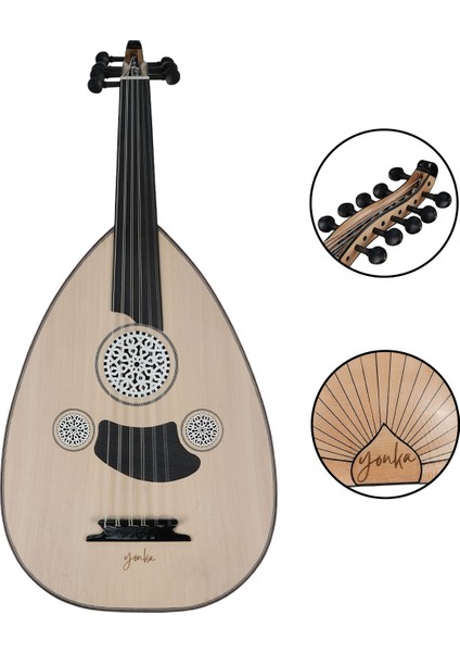 UD-10K Kelebek Ağacı Ud Abanoz Klavye El Yapımı Yüksek Kaliteli Ud fiyatları