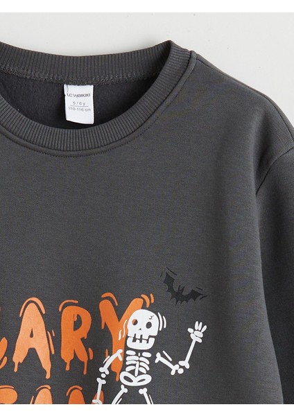 Yeni Sezon Bisiklet Yaka Erkek Çocuk Sweatshirt modelleri
