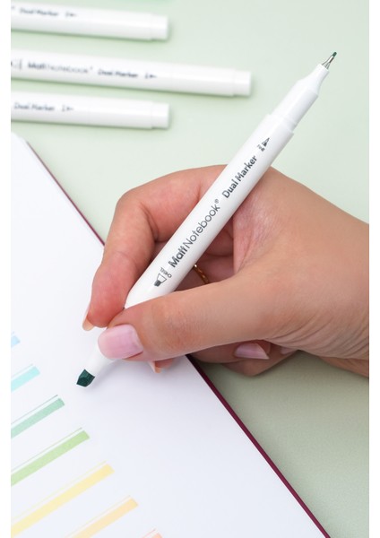 12 Renk Çift Uçlu Fosforlu Kalem Seti – Highlighter + Fineliner | Pastel Renkler Dual Marker fiyatları