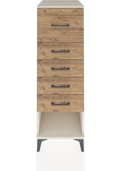 Kronos Dolap 5 Çekmeceli 44X59X134 Aytaşı-Çam