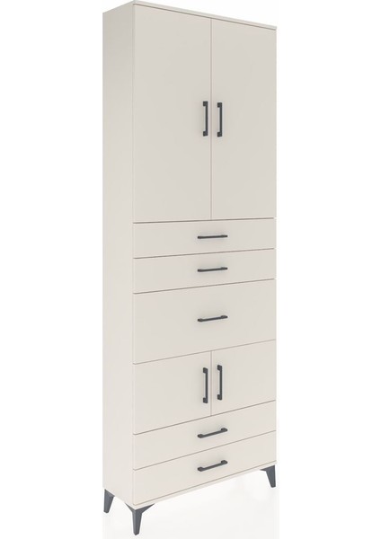 Arges Dolap 4 Raflı 5 Çekmeceli 4 Kapaklı 88X30X243 Aytaşı-Aytaşı fiyatları