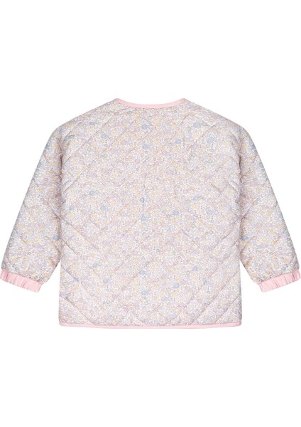 Çiçek Baskılı Kız Bebek Ceket modelleri