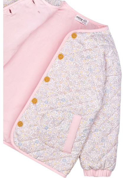 Çiçek Baskılı Kız Bebek Ceket fırsatları