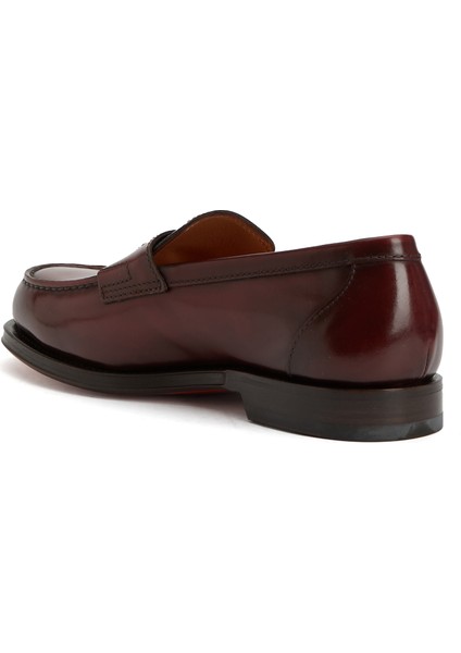 Kırmızı Erkek Deri Loafer modelleri