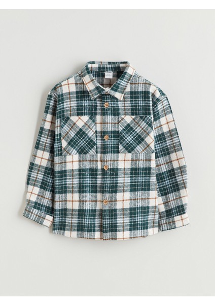 Yeni Sezon Ekose Erkek Çocuk Oduncu Gömlek