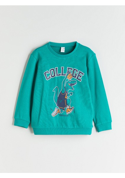 Yeni Sezon Bisiklet Yaka Erkek Çocuk Sweatshirt