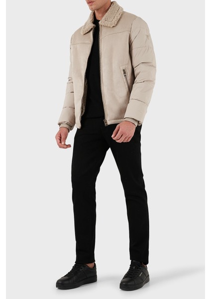 Shearling Logolu Regular Fit Ceket Yaka Fermuarlı Mont M5BL79W2292 Erkek Mont M5BL79 W2292 G1CA fiyatları