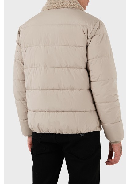 Shearling Logolu Regular Fit Ceket Yaka Fermuarlı Mont M5BL79W2292 Erkek Mont M5BL79 W2292 G1CA modelleri