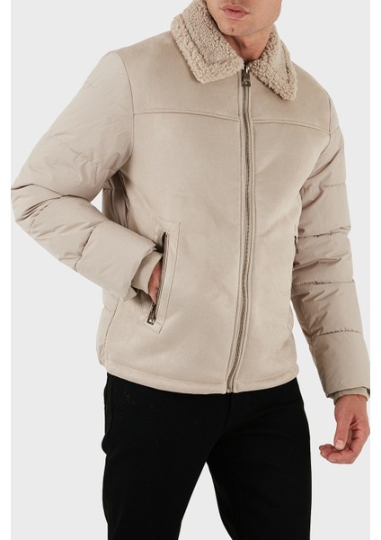 Shearling Logolu Regular Fit Ceket Yaka Fermuarlı Mont M5BL79W2292 Erkek Mont M5BL79 W2292 G1CA indirimleri