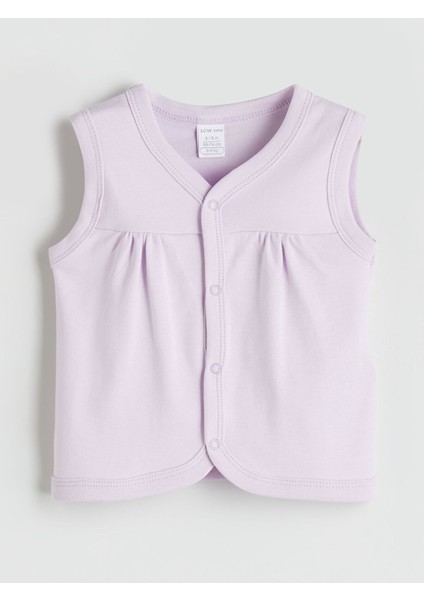 Yeni Sezon Bisiklet Yaka Kolsuz Kız Bebek Yelek