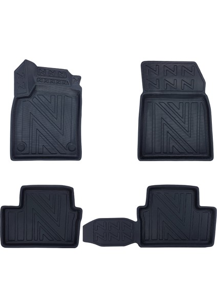 Renaut Clio 5 E-Tech 2023 ve Sonrası Havuzlu Oto Paspas