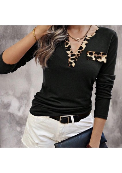 Mdb Kadın Uzun Kollu V Yakalı Kaşkorse Bluz