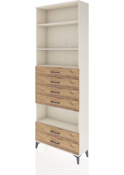 Arges Dolap 4 Raflı 6 Çekmeceli 88X30X243 Aytaşı-Çam modelleri