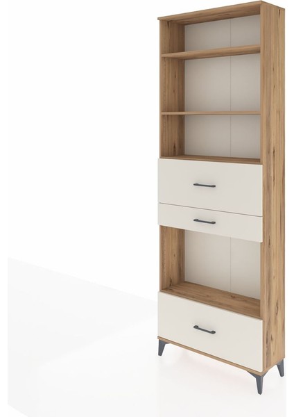 Arges Dolap 4 Raflı 3 Çekmeceli 88X30X243 Çam-Aytaşı modelleri