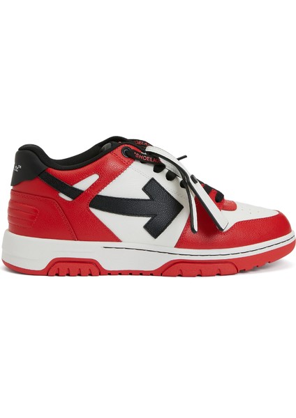 Out Of Office Kırmızı Beyaz Erkek Deri Sneaker