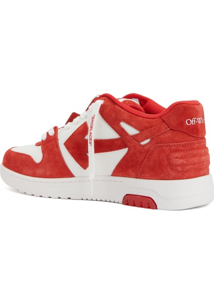Out Of Office Kırmızı Beyaz Erkek Deri Sneaker modelleri