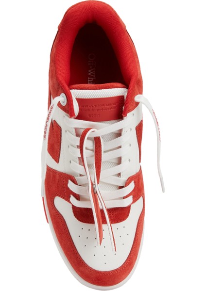 Out Of Office Kırmızı Beyaz Erkek Deri Sneaker fırsatları