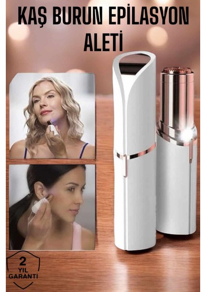 Wizard Yüksek Performanslı, Hassas Ciltler Için Tasarlanmış Yüz Kaş Epilatörü