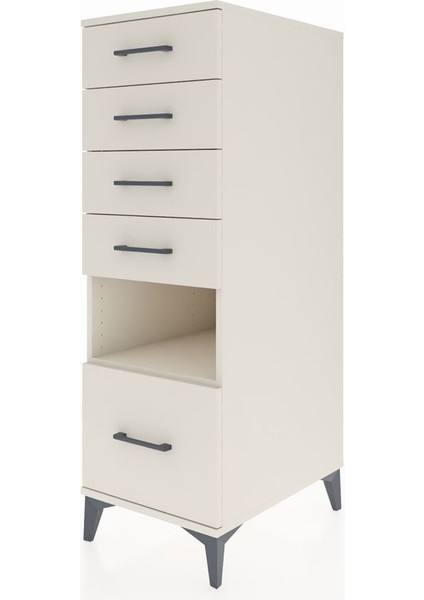 Kronos Dolap Tek Raflı 5 Çekmeceli 44X59X134 Aytaşı-Aytaşı modelleri