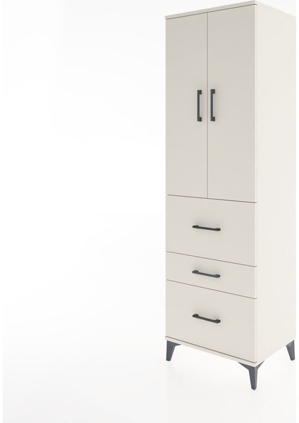 Hyperion Dolap Tek Raflı 3 Çekmeceli Tek Askılı 60X44X195 Aytaşı-Aytaşı modelleri
