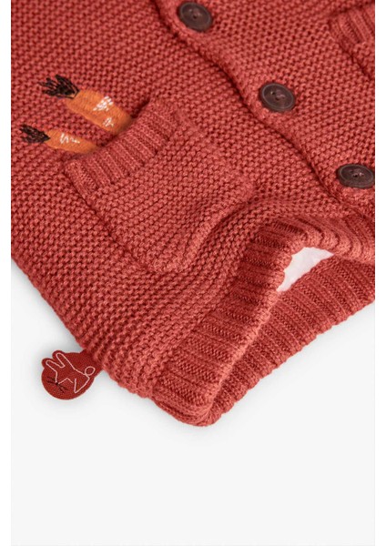 Kız Bebek Havuç Nakışlı Ceket fırsatları