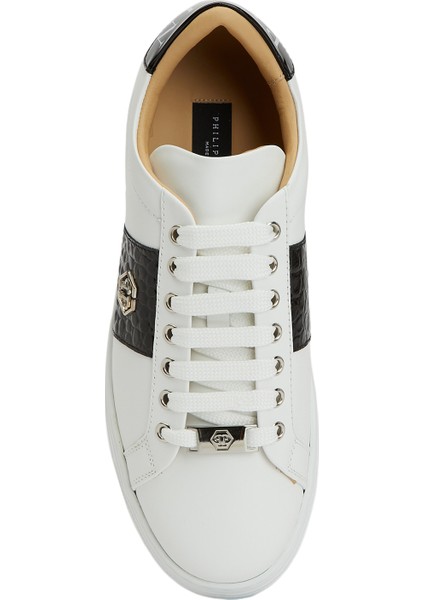 Beyaz Erkek Deri Sneaker fırsatları
