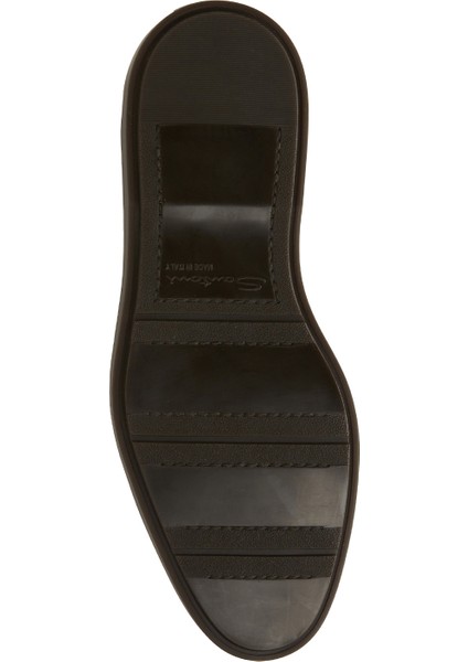 Kahverengi Logo Detaylı Erkek Deri Bot indirimleri