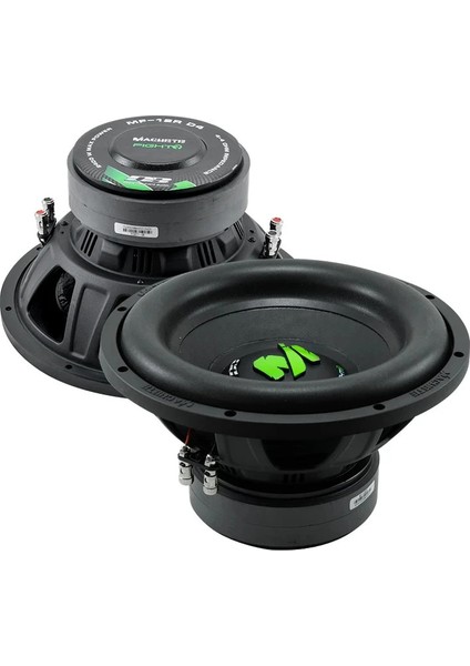 Machete 30CM Bass – 2400W 1200RMS 2 + 2 Ohm Deaf Bonce Machete MF-12R D2 Çift Bobin Prof Subwoofer