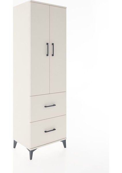 Hyperion Dolap 2 Raflı 2 Çekmeceli Tek Askılı 60X44X195 Aytaşı-Aytaşı fiyatları