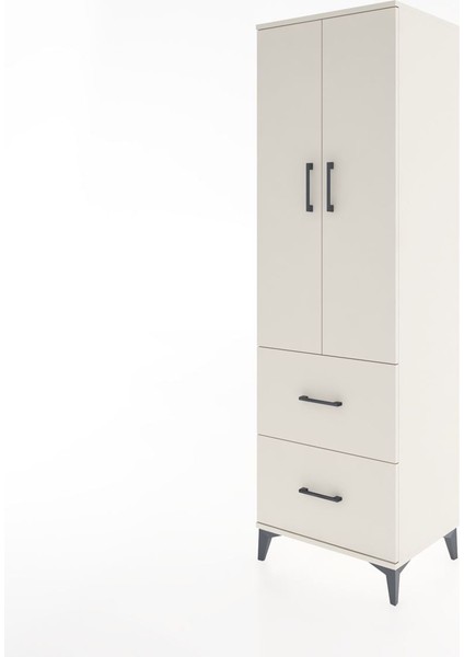 Hyperion Dolap 2 Raflı 2 Çekmeceli Tek Askılı 60X44X195 Aytaşı-Aytaşı modelleri