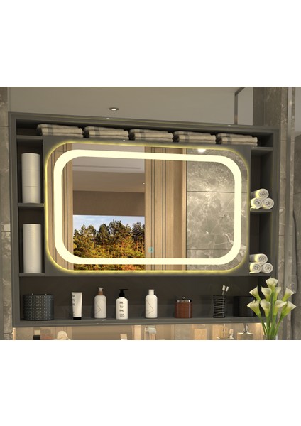 Hira Modern Çerçeve Oval Lüks Minimalist Özel Tasarım Ayna