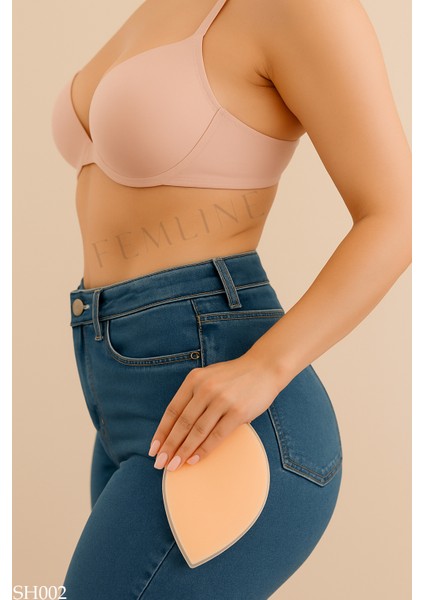 Silikon Yapışkanlı Basen Büyütme ve Şekillendirici Ped - Çıkarılabilir - Belirgin Hatlar fiyatları