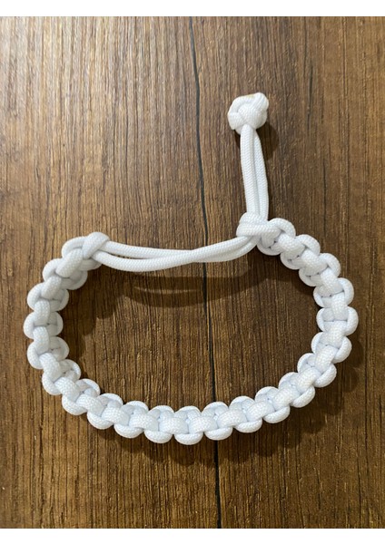 Beyaz Paracord Bileklik modelleri