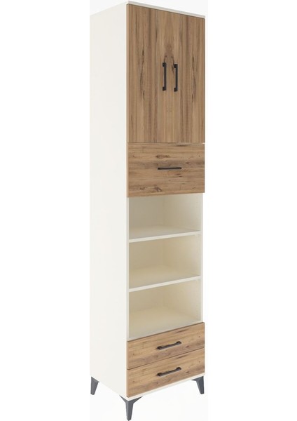 Hyperion Dolap 5 Raflı 3 Çekmeceli 2 Kapaklı 60X44X243 Aytaşı-Çam fiyatları