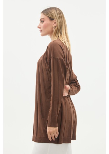 Fitilli Detaylı Basic Triko Tunik modelleri