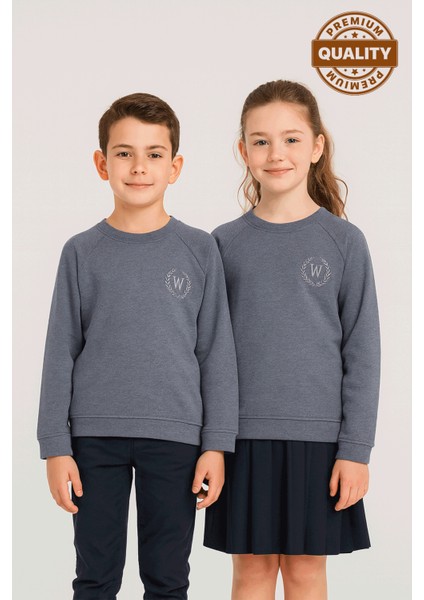 Erkek Kız Çocuk Reglan Kol Premium Kalite Sweatshirt - 1004/1005
