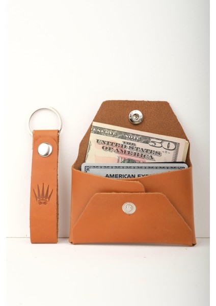 Çiçekli Hediye Seti Hakiki Deri Buttero Naturel Cüzdan&anahtarlık modelleri