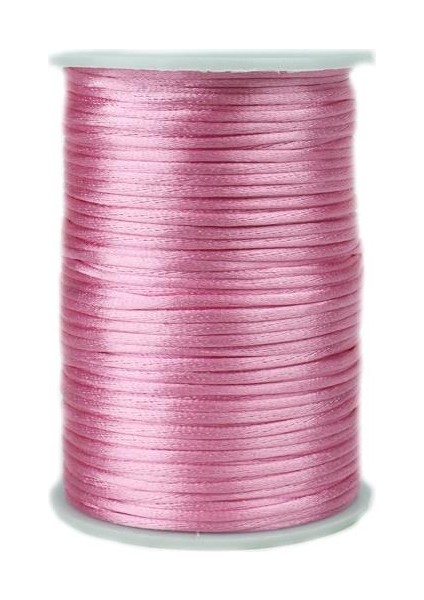 Floş Ip 2 mm Koyu Pembe Renk 1 Makara