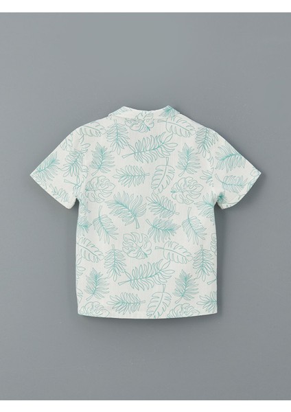 Yeni Sezon Rahat Kalıp Baskılı Erkek Çocuk Gömlek fırsatları