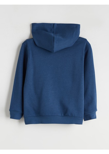 Yeni Sezon Kapüşonlu Basic Uzun Kollu Erkek Çocuk Fermuarlı Sweatshirt fiyatları