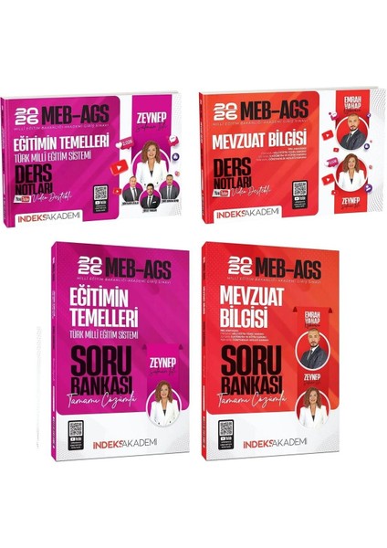 2026 Meb-Ags Akademisi Eğitimin Temelleri + Mevzuat Bilgisi Ders Notları + Soru Banka