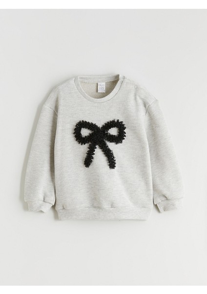 Yeni Sezon Fiyonk Baskılı Kız Çocuk Sweatshirt ve Tayt 2'li fiyatları