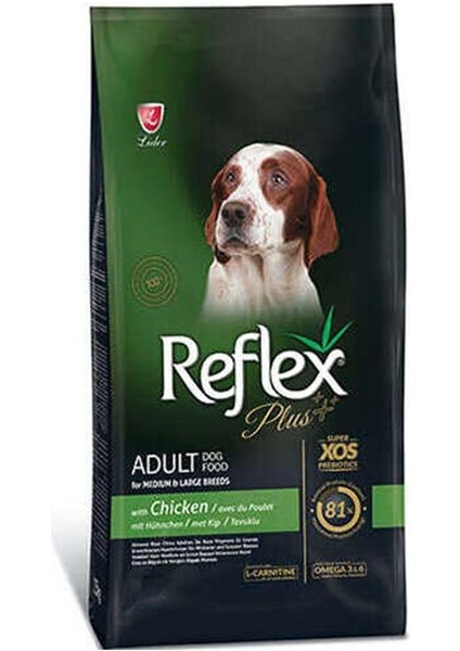 Plus Adult Orta ve Büyük Irk Tavuklu Yetişkin Köpek Maması 15 kg - Petshopundan