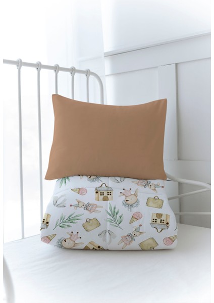 Organik Baskılı Bebek (100X150 Cm) Yorgan Seti - Iconic Serisi - Antika Soytarı Oyuncak Ayı modelleri