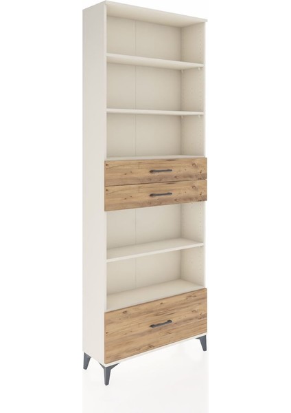 Arges Dolap 5 Raflı 3 Çekmeceli 88X30X243 Aytaşı-Çam fiyatları
