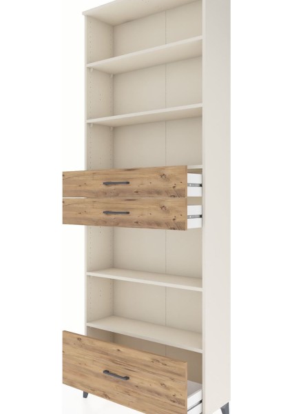 Arges Dolap 5 Raflı 3 Çekmeceli 88X30X243 Aytaşı-Çam indirimleri